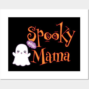 Spooky Mama Ghost Halloween Posters and Art